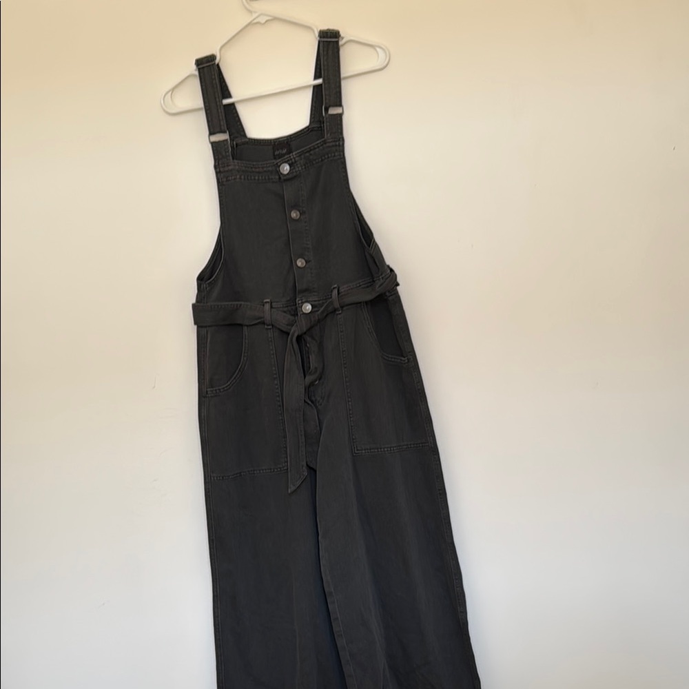 Women's Black Denim Jumpsuit